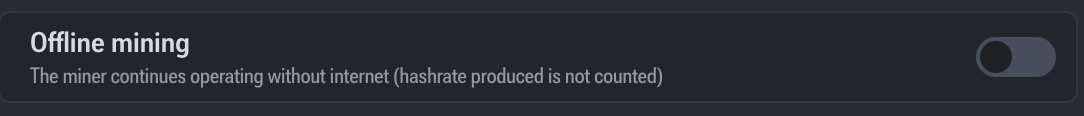 offline-mining